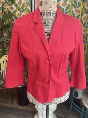 Women's Pink Tailored Blazer Jacket